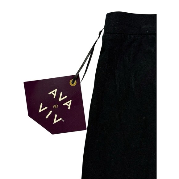 Ava And Viv 3x Leggings Target Womens Black VN1042782 - Picture 12 of 13